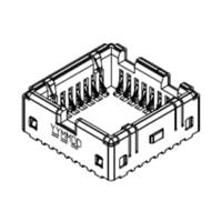 Molex 105028-1001 Kaartsokkel 1 stuk(s) Tape on Full reel