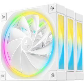DeepCool FL12R WH-3 IN 1 Computer behuizing Ventilator 12 cm Wit 3 stuk(s)