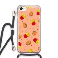 Chicken 'n Fries: iPhone 7 Transparant Hoesje met koord