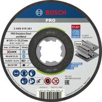 Bosch Accessories DISCO DA TAGLIO X-LOCK METAL 115X1 TAGLIO INOX 2608619261 Doorslijpschijf recht 115 mm 1 stuk(s) Inox