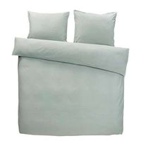 Easy dekbedovertrek Dean effen - lichtgroen - 240x200 cm