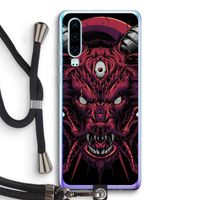 Hell Hound and Serpents: Huawei P30 Transparant Hoesje met koord