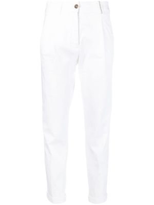 Fabiana Filippi pantalon à coupe slim - Blanc