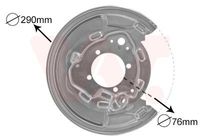 Stofschild Achter R 5307374