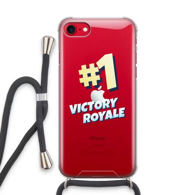 Victory Royale: iPhone SE 2020 Transparant Hoesje met koord