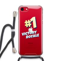 Victory Royale: iPhone SE 2020 Transparant Hoesje met koord