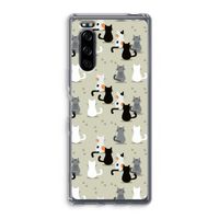 Katten: Sony Xperia 5 Transparant Hoesje