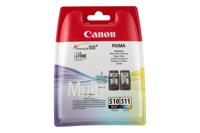 Canon 2970B010 inktcartridge 2 stuk(s) Origineel Normaal rendement Zwart, Cyaan, Magenta, Geel - thumbnail