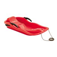 Prosperplast sneeuw slee - slede met trekkoord - voor kinderen - rood - Kinderslee - 87 x 40 cm