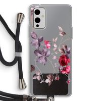 Mooie bloemen: OnePlus 9 Transparant Hoesje met koord