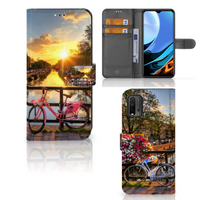 Xiaomi Redmi 9T | Poco M3 Flip Cover Amsterdamse Grachten - thumbnail