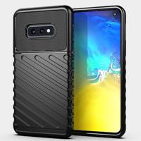 Samsung Galaxy S10e Thunder Series TPU Hoesje - Zwart - thumbnail