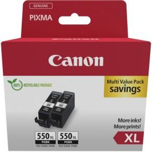 Canon 6431B010 inktcartridge 2 stuk(s) Origineel Zwart