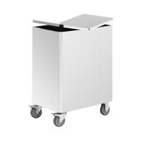 Meelopslagwagen - RVS - 150 l - 60.5 x 40.5 x 79 cm - Royal Catering Meelopslagwagen - RVS - 150 l - 60.5 x 40.5 x 79 cm - Royal Catering