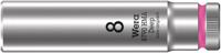 Wera 8790 HMA Deep Hand- en Machinedop met 1/4"-aandrijving, 8 x 50 mm - 05004505001