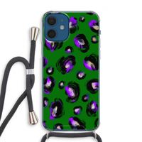 Green Cheetah: iPhone 12 Transparant Hoesje met koord