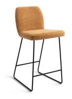 Jesper Home Barstoel 'Ikata' Slide Black, kleur Honey Harvest (zithoogte 66cm)