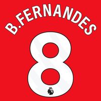 B.Fernandes 8 (Officiële Premier League Bedrukking)