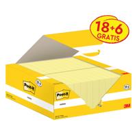 Memoblok 3m post-it 653-cy 38x51mm geel
