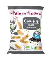 Pain Des Fleurs Chips gepoft boekweit-60%zout bio glutenvrij vegan