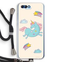 Vliegende eenhoorn: Honor 10 Transparant Hoesje met koord