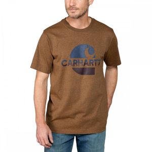 Carhartt C Graphic Oiled Walnut Heather T-Shirt Heren