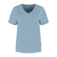 Blue loop Refibra Loose Fit V-neck T-shirt Dames Blue Shadow XL