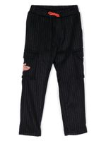 Kenzo Kids pantalon Tod à fines rayures - Noir - thumbnail