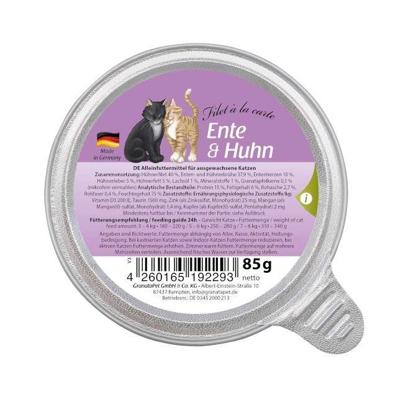 GRANATAPET Filet á la carte Duck with chicken - nat kattenvoer - 85g