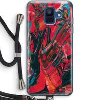 Endless Descent: Samsung Galaxy A6 (2018) Transparant Hoesje met koord