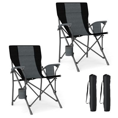 Opvouwbare Campingstoelen Ligstoelen Voor Buiten Strandstoelen Van Oxford-doek-2 stuks