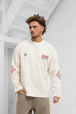 Equalité Desert Longsleeve T-Shirt Heren Wit - Maat S - Kleur: Wit | Soccerfanshop