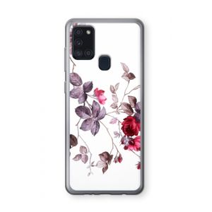 Mooie bloemen: Samsung Galaxy A21s Transparant Hoesje