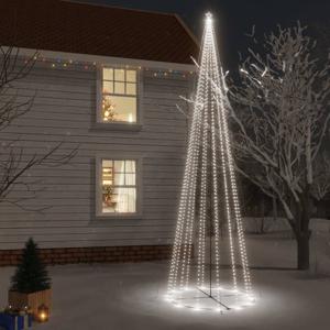 VidaXL Kegelkerstboom 1134 LED&apos;s koudwit 230x800 cm