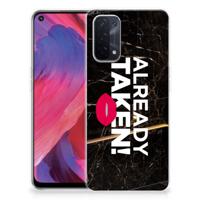OPPO A93 5G | Siliconen hoesje | met naam Already Taken Black