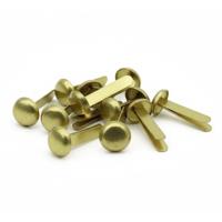 Stylex Splitpennen - 100x stuks - koper kleur - 19 mm - metaal