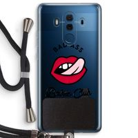 Badass Babes Club: Huawei Mate 10 Pro Transparant Hoesje met koord
