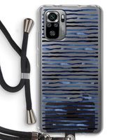 Verrassende lijnen: Xiaomi Redmi Note 10S Transparant Hoesje met koord Verrassende lijnen: Xiaomi Redmi Note 10S Transparant Hoesje met koord