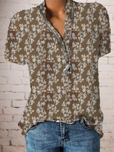 Vintage Short Sleeve Floral T-shirt