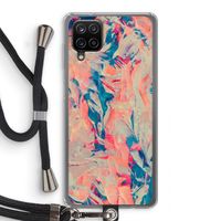 Alone: Samsung Galaxy A12 Transparant Hoesje met koord