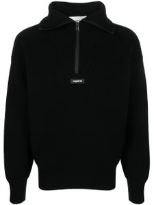 Coperni sweat à col zippé - Noir