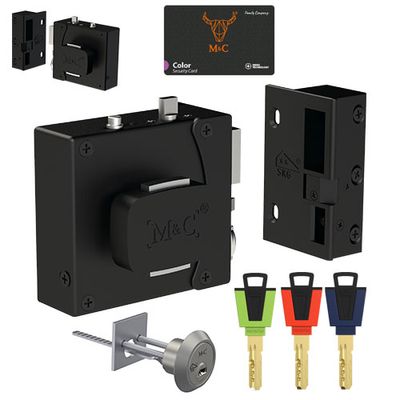 M&C Color+ oplegslot SKG2 - automatisch sluitend met SKG3 cilinder