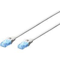 Digitus DK-1512-020/WH RJ45 Netwerkkabel, patchkabel CAT 5e U/UTP 2.00 m Wit Verdraaide paren 1 stuk(s) - thumbnail