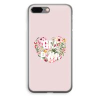 GRL PWR Flower: iPhone 8 Plus Transparant Hoesje