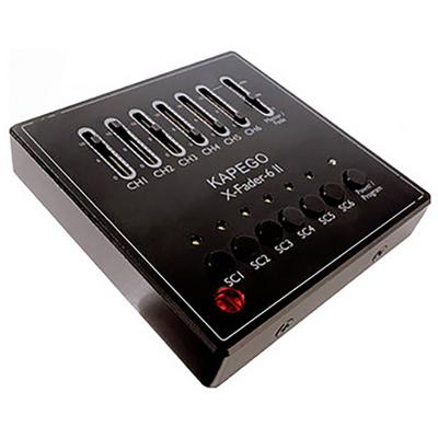 Deko Light DMX Wandsteuerung X-Fade-6 II Wandbediening 86 mm 86 mm 16.3 mm