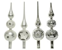 Decoris Kerst Piek Glas Zilver Decoris Kerst Piek Glas Zilver