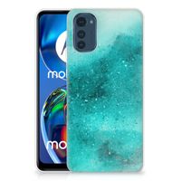 Hoesje maken Motorola Moto E32/E32s Painting Blue