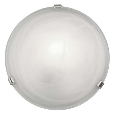 Brilliant Glas plafonnièreMauritius Ø 30cm wit - 90103/05