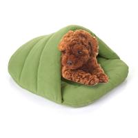 Slipper vorm Polar Fleece warm Thicken huisdier honden katten huis grootte: L 58 × 68 × 32cm (groen)
