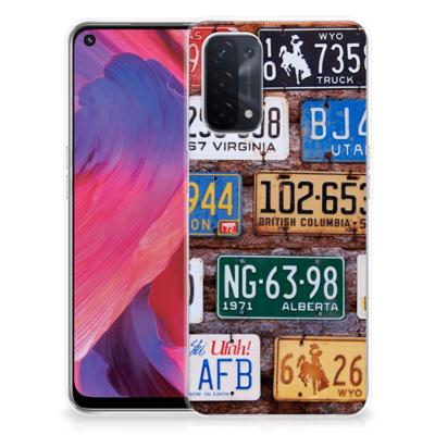 OPPO A74 5G | A54 5G | Siliconen hoesje | met foto Kentekenplaten